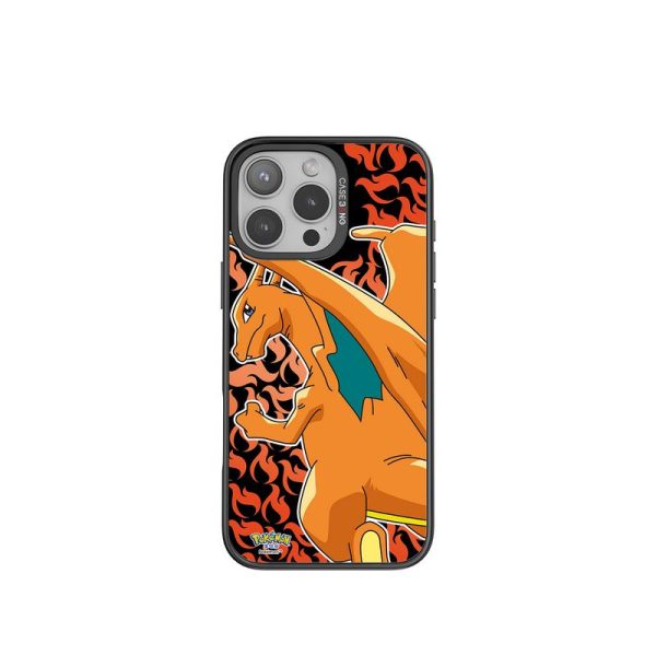 ImagiSnap, CASEBANG, Charizard oleh Siri Pokemon2.0, IP Berjenama, Pengecasan Magnetik Magsafe, Serasi dengan Siri iPhone 13-16 dan Samsung S24 / 24 + / 24U / 25U, Beg Udara Balut Penuh, Empat Penjuru, Tahan Kejutan