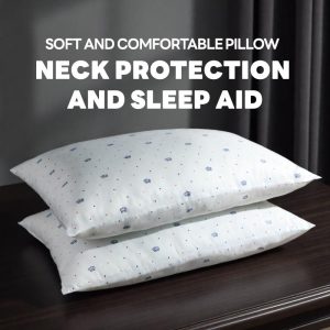 Hotel Pillows Bantal Keselesaan made of high-density filling fiber 45x70cm Sweat-absorbent breathable and not prone to odor, Pillow core can be shipped immediately