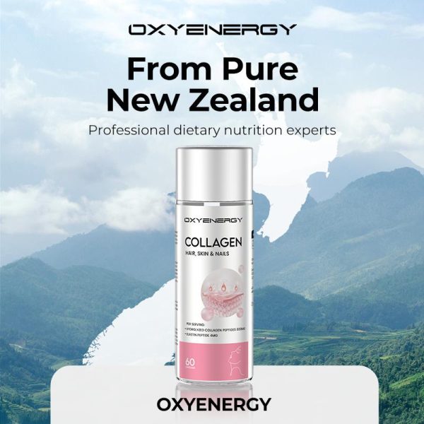 OXYENERGY Collagen 60 kapsul/botol - Suplemen Kecantikan