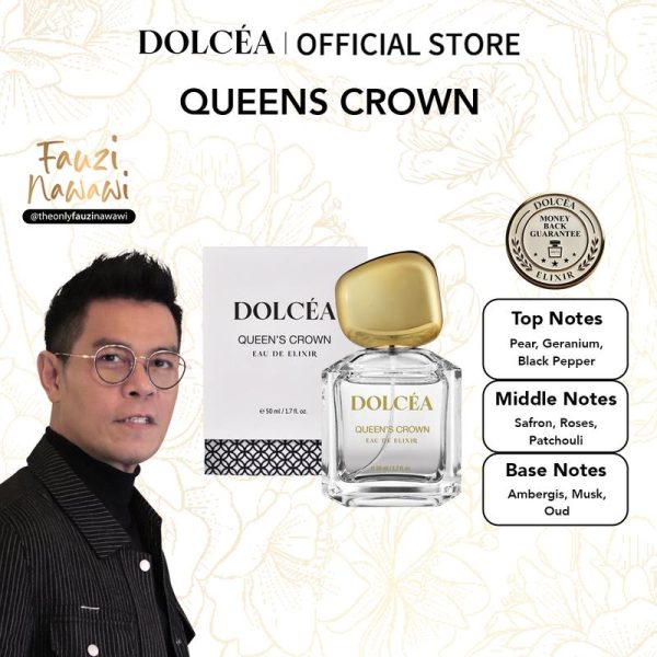 DOLCEA EAU DE ELIXIR QUEEN'S CROWN 50 ML (MAX) Perfume Spray Wangi