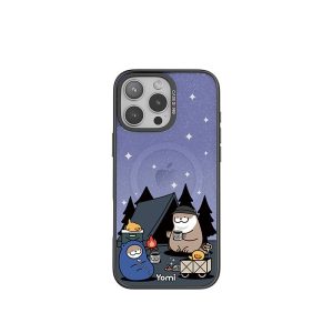 ImagiSnap - Perkhemahan Otter, CASEBANG, Siri Otter Yomi, Pengecasan Magnetik dengan jenama IP, Magsafe, Serasi dengan iPhone 13-16 dan Samsung S24 / 24 + / 24U / 25U, Beg Udara Balut Penuh, Empat Penjuru, Tahan Kejutan