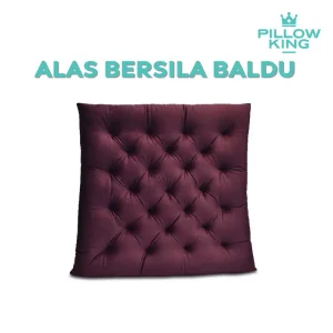 PILLOWKING - 1.8KG Square Cushion Velvet Fabric Floor Pad Plush High Quality Floorpad Alas Duduk Bersila Gebu 24"x24"