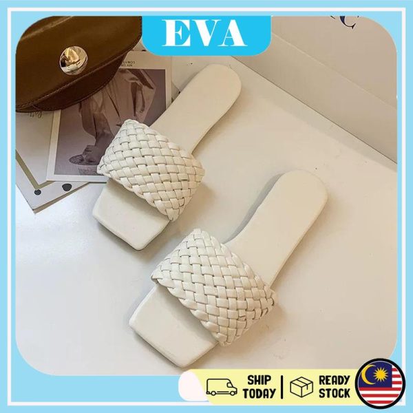 READY STOCK EVA Sandal Shoes Fashion Woven Perempuan Women Sandals Kasut Wanita