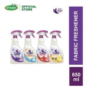 Afy Haniff D'menc Fabric Freshener Spray With Antibac 99.9% 375ml 650ml Semburan Pewangi Fabrik Perfume Dobi Anti Bakteria