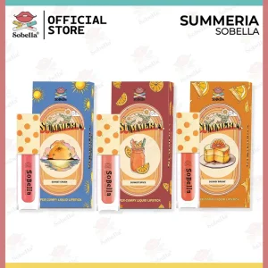 Summeria Edition [ Lipmatte + Blusher + Eyeshadow ] - Sugary Bright , Sunset Crush, Sunkist Spice