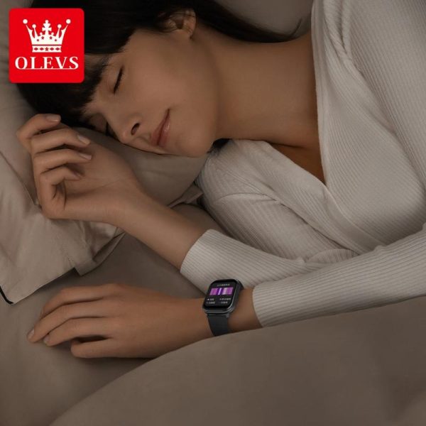 【OLEVS Asli】Jam Tangan Pintar | Kalis Air IP68 | Fitur Jarak Dinding Kira Langkah Monitor Denyutan Jantung & Kekenyalan Darah | Penuh Layar Sentuh Waktu & Tarikh Automatik | Sesuai Lelaki & Wanita | Warna Berbilang+Garansi 1 Tahun Siri 8206 Smart Watches