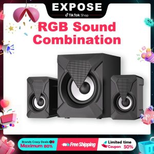 EXPOSE desktop computer speaker Home laptop small speaker wired desktop subwoofer speaker impact special Audio Komputer