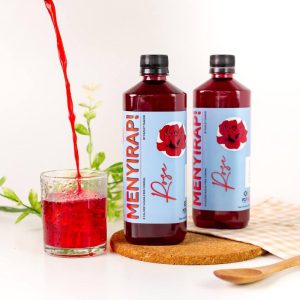MENYIRAP Rose Cordial Sirap [0 Calorie/Sugar FREE }