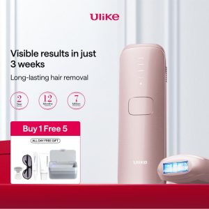 SHOP【Buy 1 Free 5 】NEW Ulike Sapphire AIR-3 IPL Hair Removal Painless Results in 3 weeks within21J energy and 0.7s/flash with automatic continuous