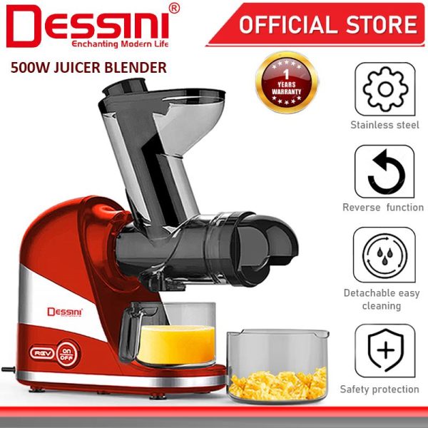 DESSINI ITALY Electric Citrus Fruit Juicer Squeezer Blender Grinder Chopper Mixer Miller Extractor Smoothie Pengisar