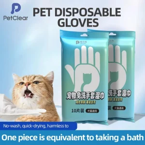 PetClear Sarung Tangan Pembersih Haiwan Peliharaan (10 keping/paket)