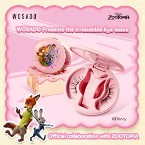 ZOOTOPIA CollaborationWOSADO Soft Magnetic Lashes Official ZOOTOPIA Collaboration Series Glue-free Long-Lasting Natural Look ??Waterproof Easy On & Off