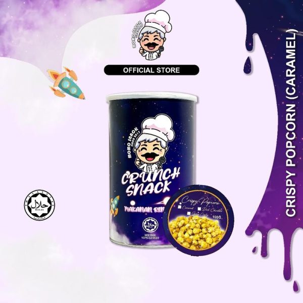 POPCORN ORI CARAMEL HALAL 100G FULLY COATED CARAMEL