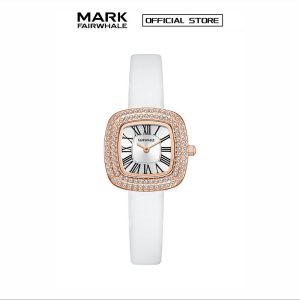 【100% Authentic】Jam Tangan Kuarza, Fesyen, Trend Retro, Mudah, Kalis Air, Bertatahkan Berlian dengan Bintang, Sesuai untuk Wanita, Nombor Kecil, 3530, Ditandakan oleh Fairwhale Watches Bead