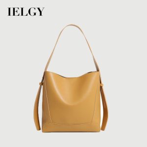 Beg Baldi Ketiak, IELGY, untuk Wanita, Rekaan Ringkas, Warna Pepejal, Sesuai untuk Ulang-alik, Serba guna, Kapasiti Besar Coklat Bags