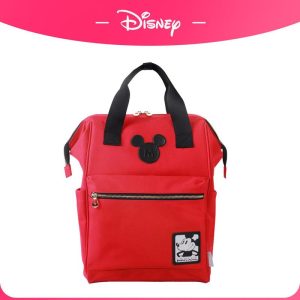 Beg Sekolah Perempuan Mickey, Disney, Kapasiti Besar, Rekaan Pegang Tangan Mudah, Gaya Bahu, Fesyen, Sesuai untuk Pakaian Kasual, dengan Beg Komputer, [COD] Traveling Bags Laptop