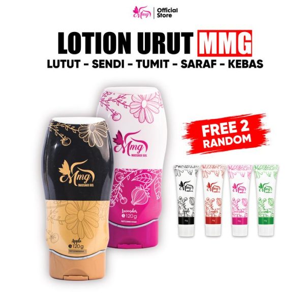 【2FREE2】 Minyak Urut Moden Aromatherapy MMG Massage Gel - Organic Massage Oil Body Care - Bebas Alkohol Organik Minyak Badan & Urut Wangi Koko