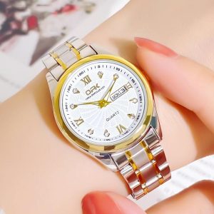 【Garansi 1 Tahun】OPK Watches for Women's Casual Water Resistant Quartz Luminous Watch Jam Tangan Perempuan Wanita Original 8103 Elegant Jam Perempuan Logam Banyak Warna Ada Kotak Ada Stok Tersedia Parti Pemberian Hadiah Jam Tangan OPK