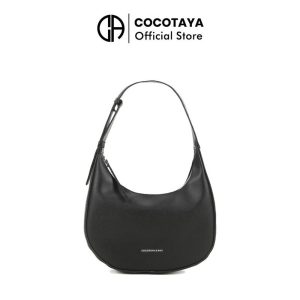 Beg Ketiak, COCOTAYA, Warna Pepejal, Fesyen, Kapasiti Besar, Tali Bahu Boleh Laras