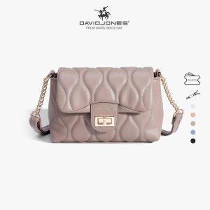 Beg Bahu Selempang, David Jones Paris, Koleksi Baru Musim Bunga Musim Panas, Untuk Wanita Pereka, Diperbuat daripada Kulit PU, Lembut dan Lentur, CM6700A, Beg Wanita