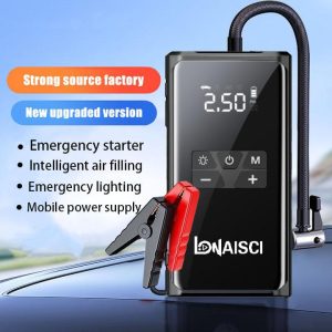 4 in 1 Car Jumper Power Bank Starer 99800mAh 12V car Jump Starer 24V Heavy Duty and pump Car Power Bank Jumper jumper kereta heavy duty Car Emergency Jump Start Power Bank car tyre pump portable car jumper battery jumper kereta 4 1