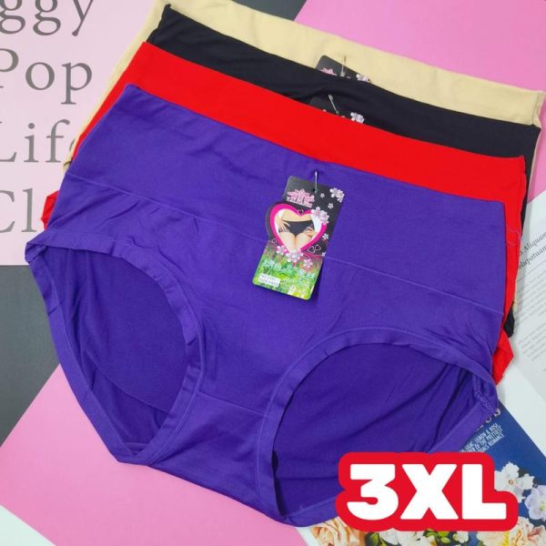3XL Panties Women Plus Size Bamboo Fiber Soft Material Spender Women Underwear Woman Seluar Dalam Wanita