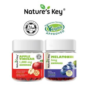 Gummies Ashwagandha Gummies Epal dan Gummies Tidur dalam Set Combo Perisa Strawberi Perisa Epal dan Perisa Blueberry Semula Jadi Satu set mengandungi 2 botol gummies sleep gummies