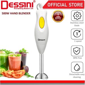 DESSINI ITALY Hand Blender Chopper Mixer Grinder Juicer Food Processor Stainless Steel Knife Blade Pengisar
