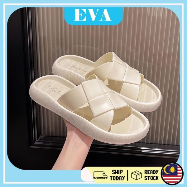 READY STOCK EVA Sandals Women Kasut Wanita Shoes Perempuan Casual Sandal Fashion Flip Flops