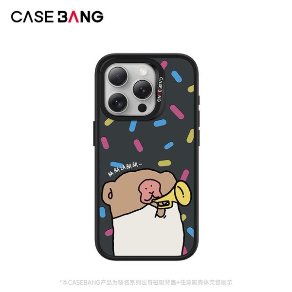 ImagiSnap, CASEBANG, Siri Balabala oleh Malao, Pengecasan Magnetik Magsafe, Jenama IP, Serasi dengan iPhone 13-16 siri, Beg Udara Balut Penuh, Empat Penjuru, Tahan Kejutan