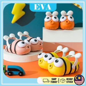 READY STOCK EVA Shoes Slippers Cartoon Cute Bee Boy Girl Kasut Selipar Budak Perempuan Lekaki Unisex