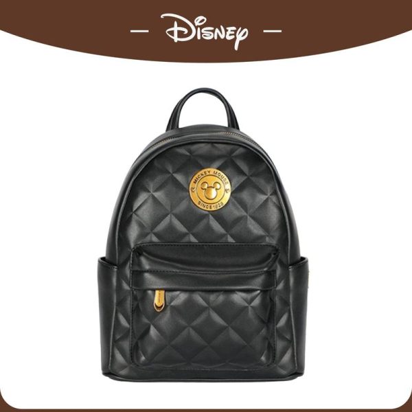 (COD) Beg galas rivet kecil, Disney Lingge, Reka Bentuk Mudah, Sesuai untuk Pelajar Kolej Wanita, Ketibaan Baru pada 2024 Bags Backpack Cartoon
