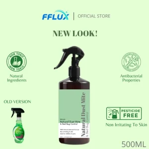 FFLUX Natural Bed Bug & Dust Mite Control Spray 500ml Pepijat Bug Spray