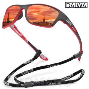 [Tempatan 3 hari Tiba]Cermin mata hitam memancing terpolarisasi Dalwa untuk lelaki, cermin mata hitam lelaki untuk memandu, mendaki, memancing, klasik, UV400 Outdoor Sports Sukan Tahan Lasak