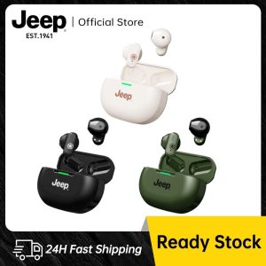 Fon Kepala Bluetooth, Jeep JP EW011 TWS, Fon Telinga Tanpa Wayar, Fon Kepala Mudah, Bluetooth 5.3, Fon Telinga dengan Bes Stereo, Dalam Telinga, Mikrofon Pembatalan Bunyi, Kalis Air IPX5, Sesuai untuk Sukan, Main Balik 20 Jam Audio Earphones Amplifier