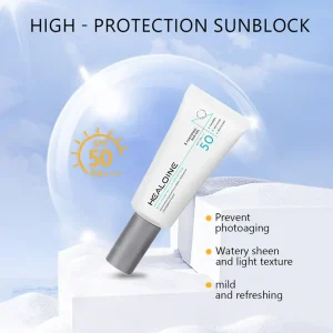 Pelindung Matahari, HEALOINE, 50ml, Hibrid Fizikal Kimia, SPF50 PA , Anti Penuaan Foto, Penjagaan Kulit Korea, Sesuai untuk Semua Jenis Kulit, Healoine Rasmi