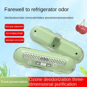 Refrigerator Deodorizer Rechargeable Portable USB Refrigerator Deodorizer Keep Food And Fruits Fresh No Peculiar Smell Battery Machine