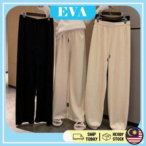 READY STOCK EVA Women Casual Long Pants Trousers Women Seluar Panjang Perempuan Wanita Velvet