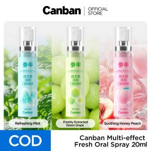 Semburan Mulut, Canban, Menyegarkan Nafas, Bauan Buah-buahan
