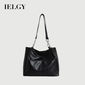 Beg Bahu Wanita, IELGY, Gaya Korea, Mewah, Gaya Asing, Kapasiti Besar Bags Selempang