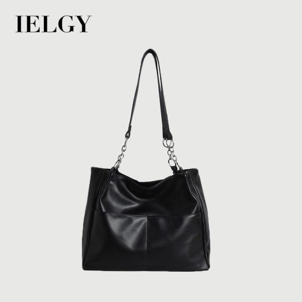 Beg Bahu Wanita, IELGY, Gaya Korea, Mewah, Gaya Asing, Kapasiti Besar Bags Selempang