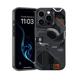 Sarung Telefon Mecha MagClap, Benks, untuk iPhone 16 Pro Max, 16 Pro, 16 Plus, 16, 15 Pro Max, 15 Pro, 14 Pro Max, 14 Pro