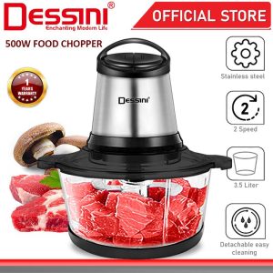 DESSINI ITALY 3.5L Capsule Cutter Spin Chopper Blender Grinder Mixer Mincer Masher Shredder Juicer / Pengisar Pengadun