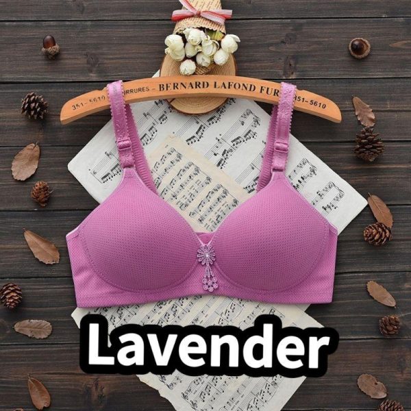 Wireless Bra Women Full Coverage Soft Cotton Bra BC Cup Breathable Bra Baju Dalam Wanita Tanpa Dawai Underwear