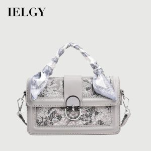 Beg Utusan, IELGY, Untuk Wanita, Angin Selatan, Saiz Kecil, Sesuai untuk Kedai Kecil, Rekaan Angin dan Hujan, Beg Bahu Camellia Merah Bags
