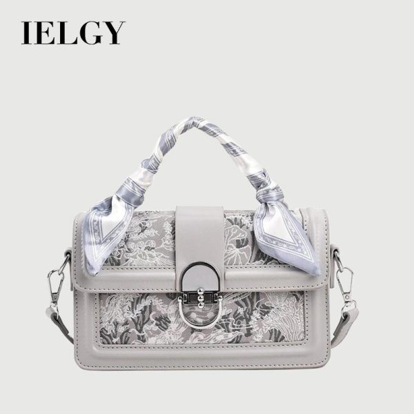 Beg Utusan, IELGY, Untuk Wanita, Angin Selatan, Saiz Kecil, Sesuai untuk Kedai Kecil, Rekaan Angin dan Hujan, Beg Bahu Camellia Merah Bags