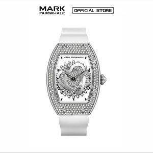 【100% Authentic】Jam Tangan Kuarza Berlian, Mark Fairwhale, Gaya Serba guna Wanita, Mewah dan Klasik, Kalis Air, 3770 Watches