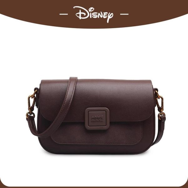 (COD) Disney Mickey Black Chocolate Cake Bag with Retro High end and Unique Design Underarm Bag for Women Selempang Wanita