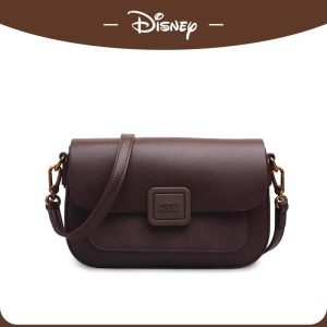 (COD) Disney Mickey Black Chocolate Cake Bag with Retro High end and Unique Design Underarm Bag for Women Selempang Wanita