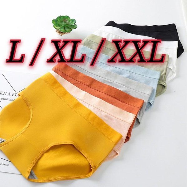 L-XXL Panties Women Mid Waist Underwear Women Spender Women Seluar Dalam Wanita
